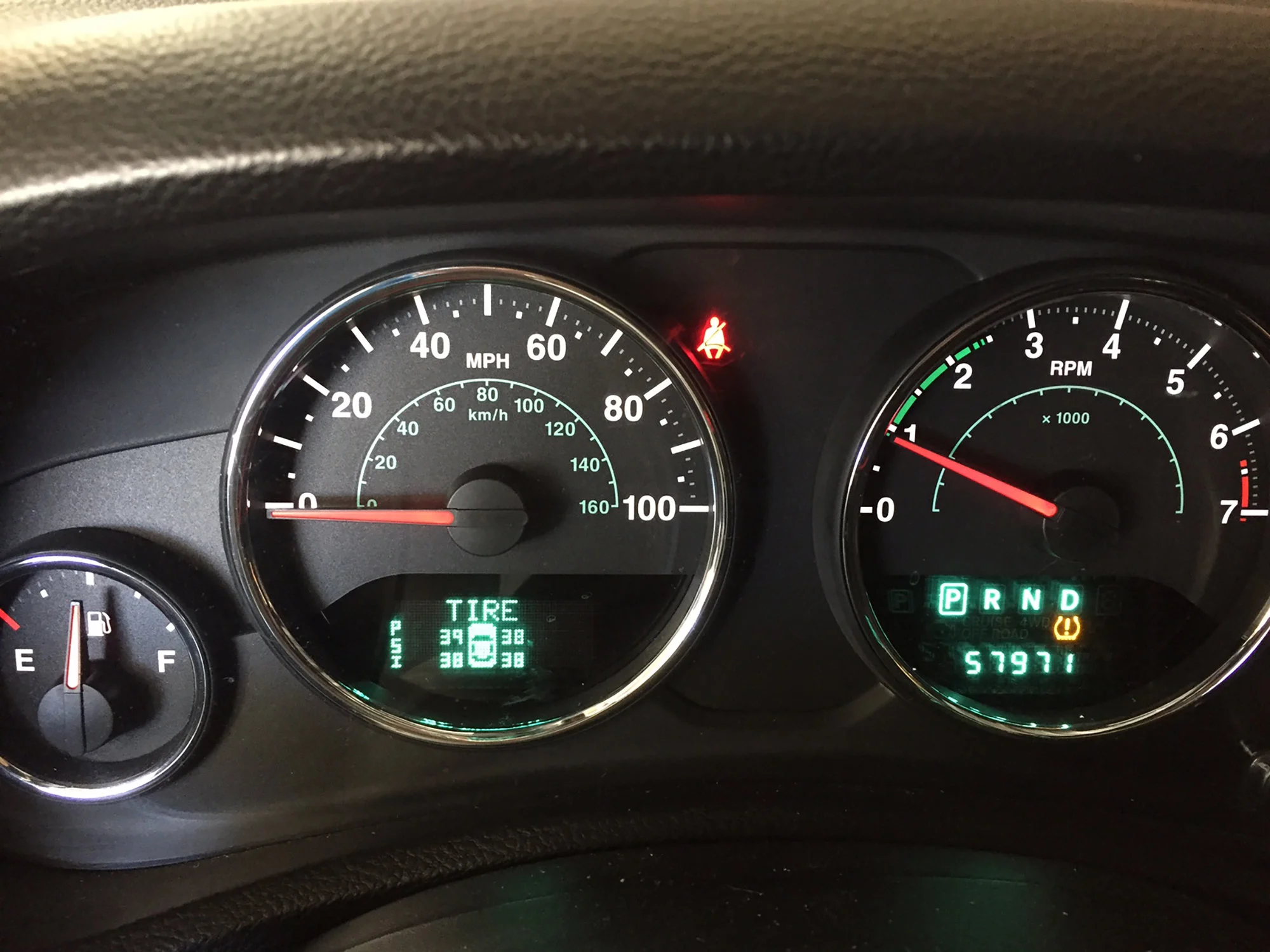 Tire Pressure Dashboard