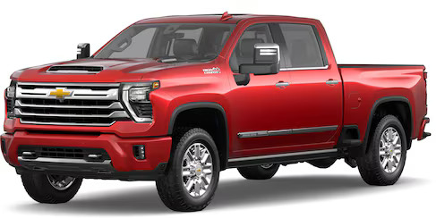 The Chevrolet Silverado 2500 HD High Country trim level.