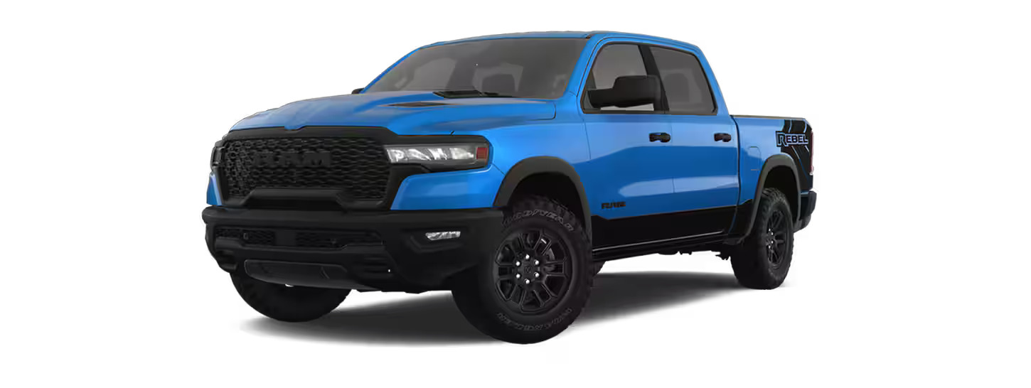 The 2025 Ram 1500 Rebel trim level.