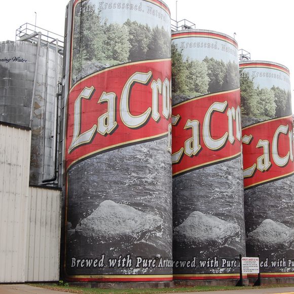 giant 6-pack of LaCrosse Lager that is a part of the City Brewery