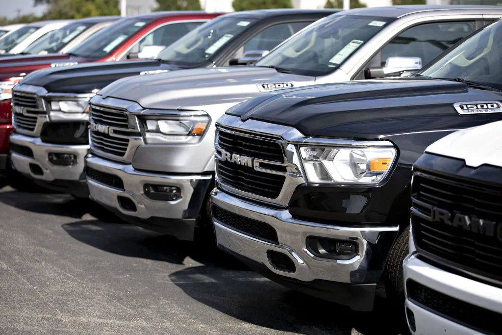 row of RAM 1500s