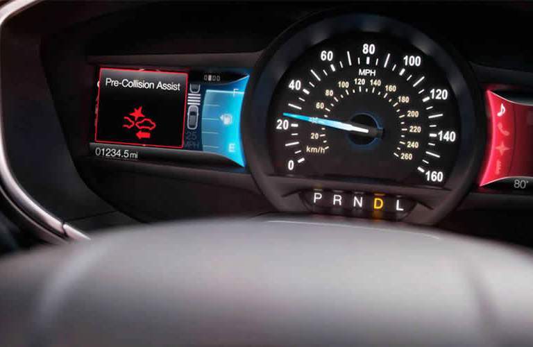 2017 Ford Fusion front interior instrument cluster