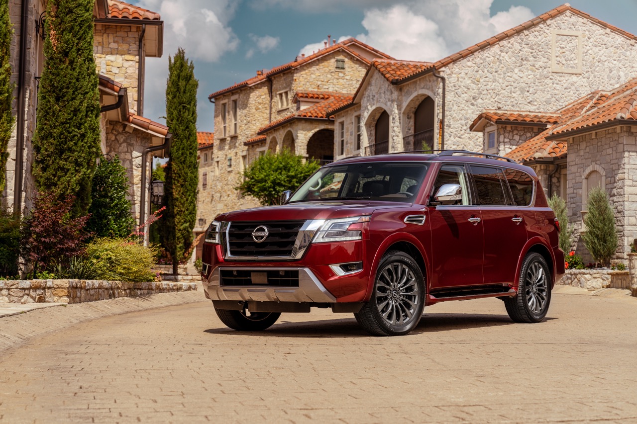 Nissan Armada parked