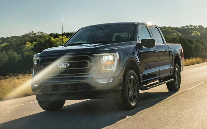 image of black ford f-150 coyote 