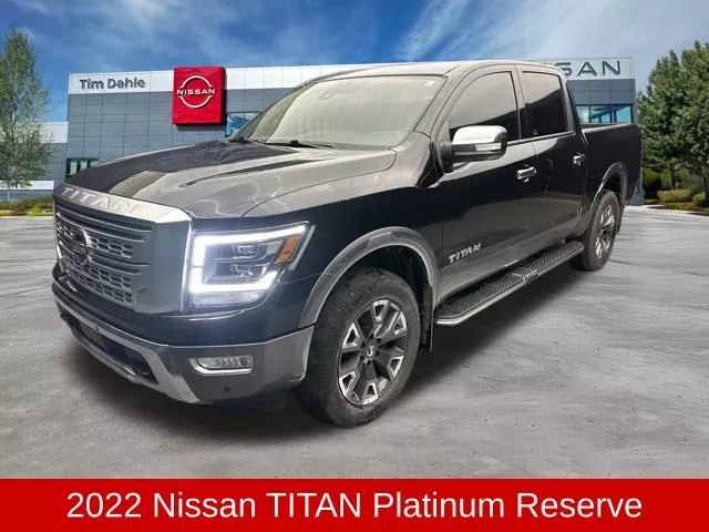 Used 2022 Nissan Titan Platinum Reserve with VIN 1N6AA1ED8NN100700 for sale in Murray, UT