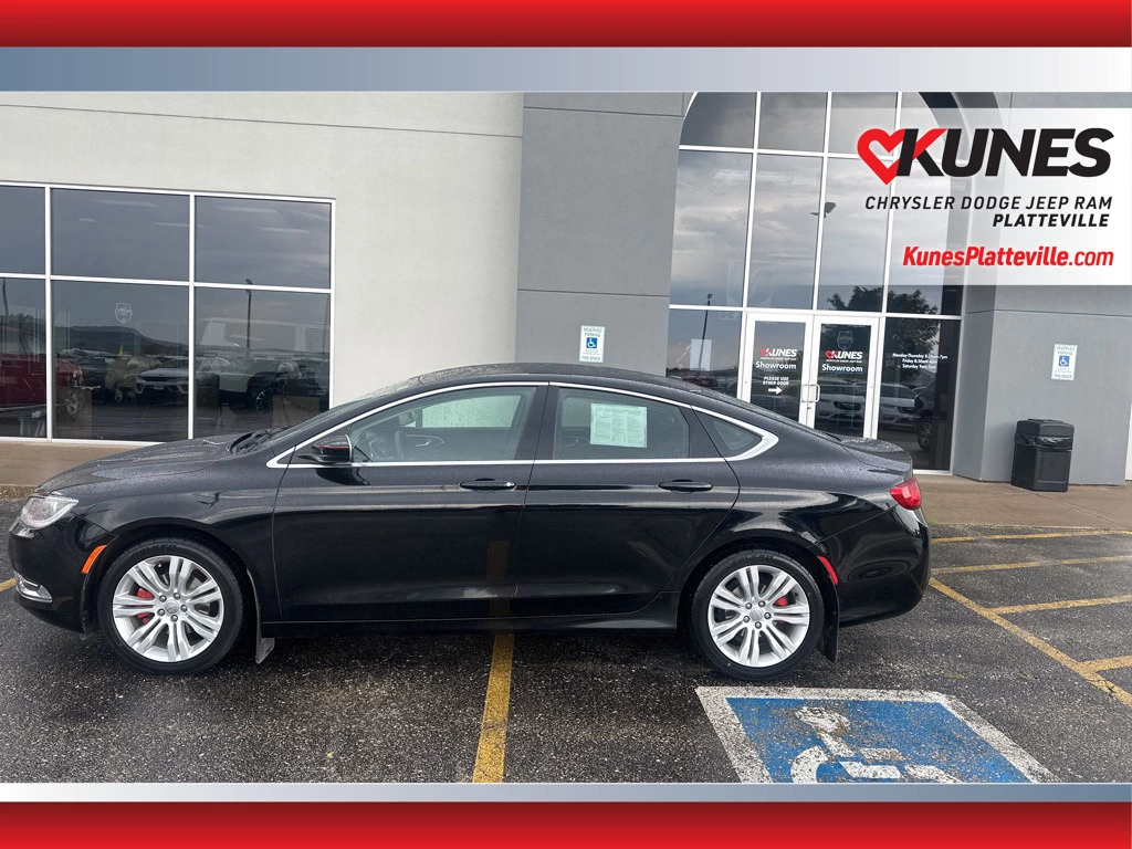 Used 2015 Chrysler 200 Limited with VIN 1C3CCCABXFN646006 for sale in Platteville, WI