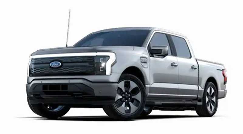 image of silver ford f-150 lightning