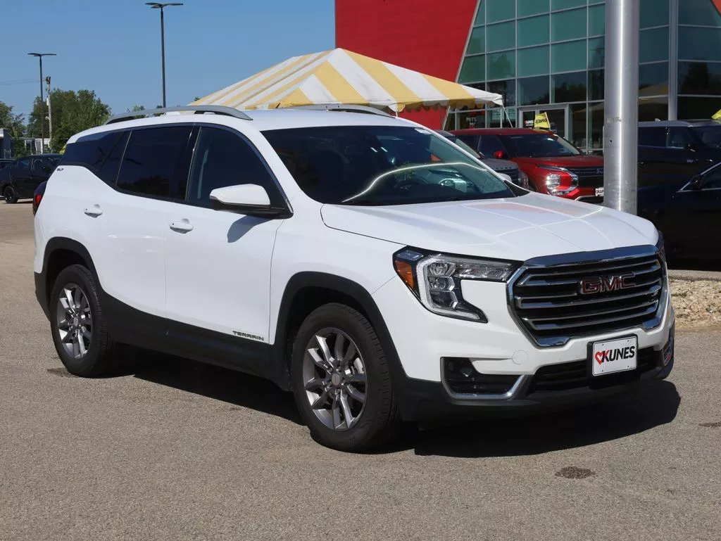 Used 2023 GMC Terrain SLT with VIN 3GKALVEG9PL126986 for sale in Madison, WI