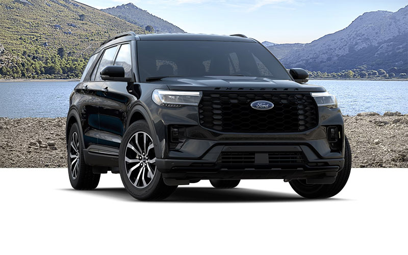 image of grey ford explorer xlt