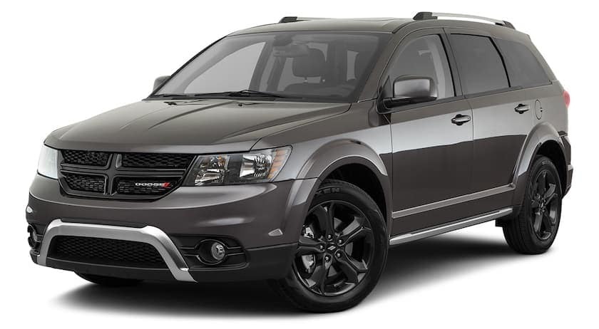 A dark gray 2020 Dodge Journey.