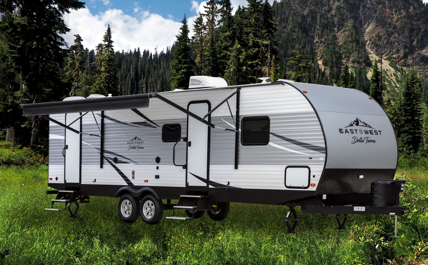 Bunkhouse Trailer in Woods