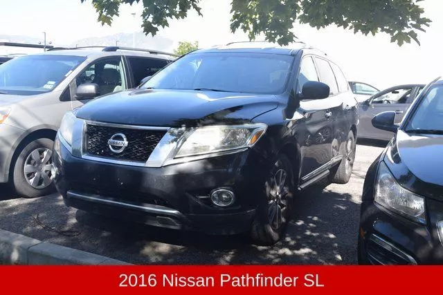 Used 2016 Nissan Pathfinder SL with VIN 5N1AR2MM3GC664185 for sale in Murray, UT