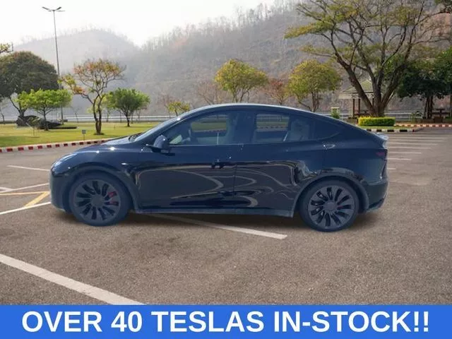 Used 2021 Tesla Model Y Performance with VIN 5YJYGDEF6MF246576 for sale in South Jordan, UT