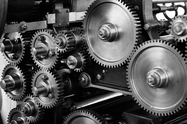 gears, cogs, machine