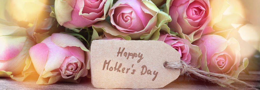 Bouquet of Pink Flowers with Happy Mother's Day Tag