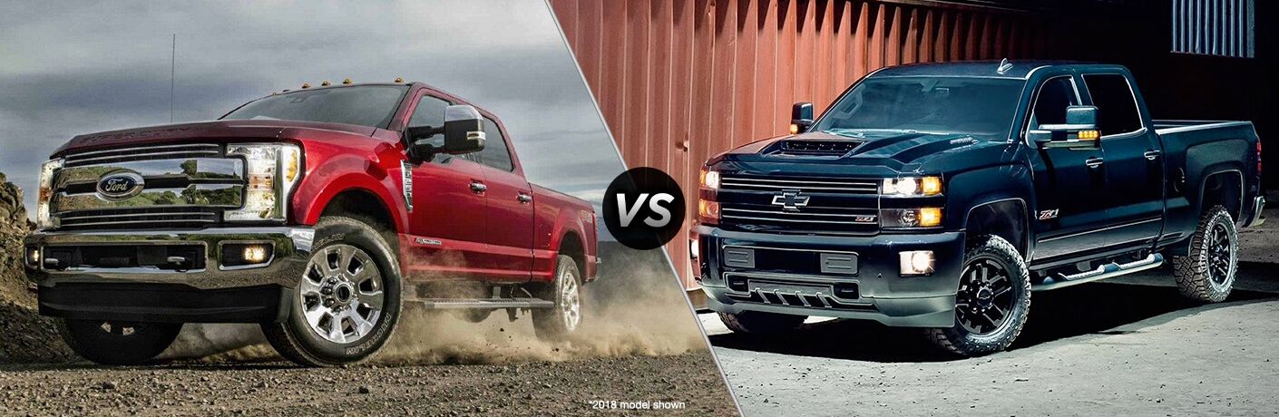 2019 Ford F-250 Super Duty vs 2019 Chevrolet Silverado 2500