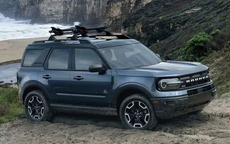 image of dark grey ford bronco sport