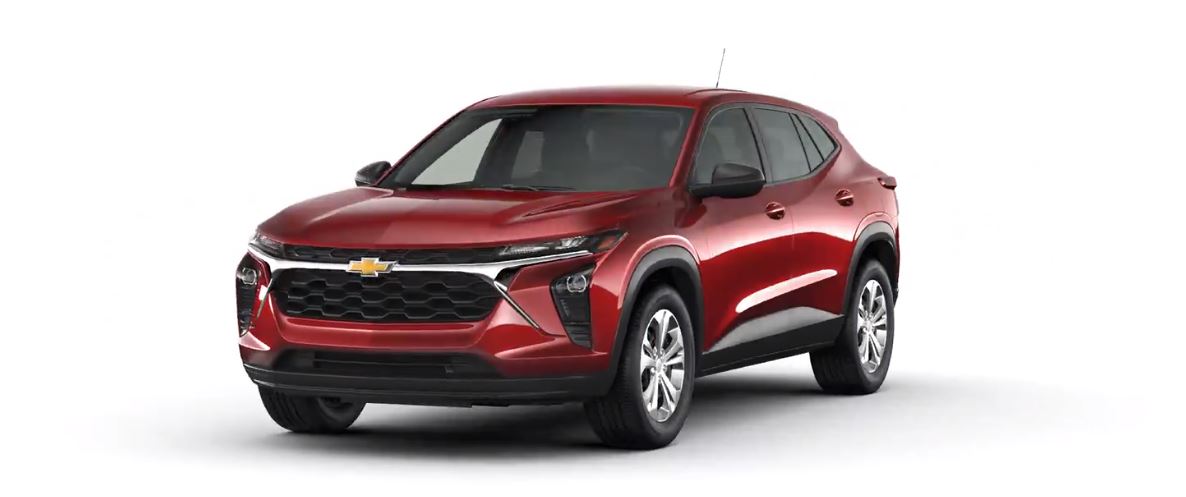 Crimson metallic 2024 Chevrolet Trax