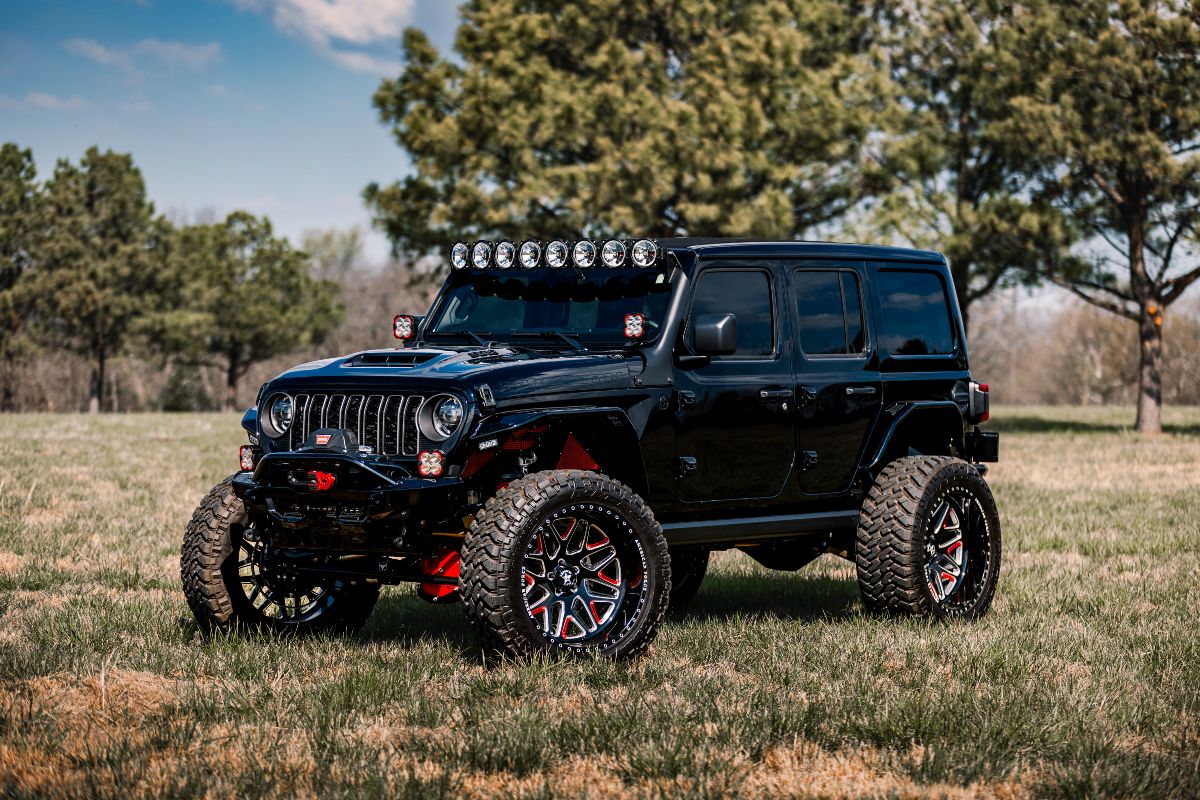 2024 Jeep Wrangler Rubicon 392 Blackout GRR Custom Build Exterior Driver Side Front Profile