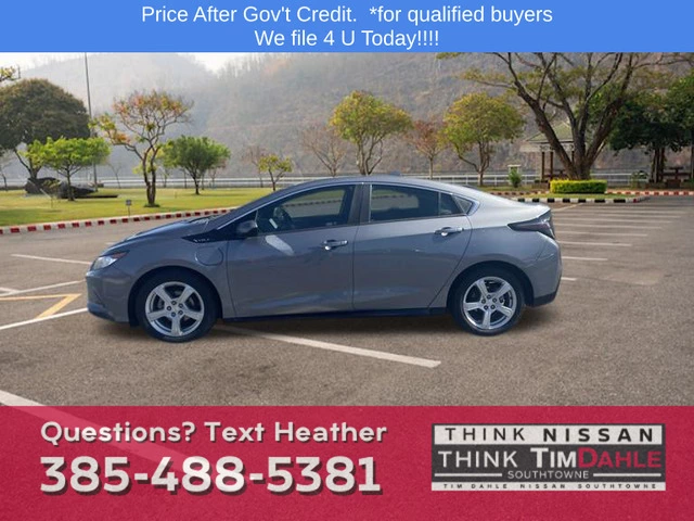 Used 2018 Chevrolet Volt LT with VIN 1G1RA6S52JU131949 for sale in South Jordan, UT