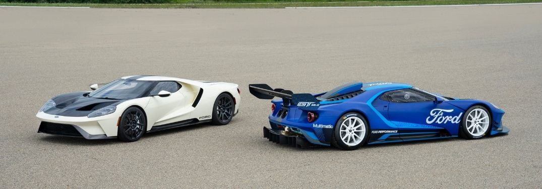 The 2022 Ford GT on an open racecourse