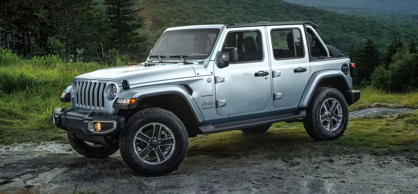 silver 2023 Jeep Wrangler