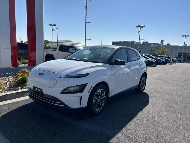 Used 2022 Hyundai Kona EV SEL with VIN KM8K23AG4NU140645 for sale in North Salt Lake, UT