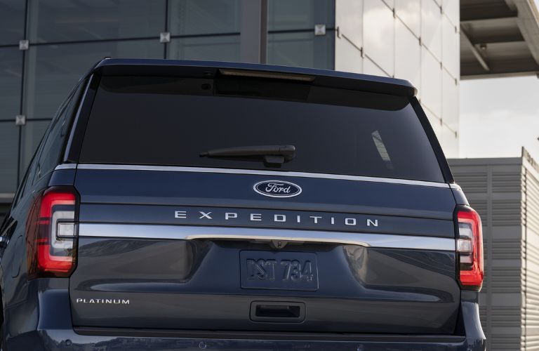 Blue 2023 Ford Expedition Rear Exterior