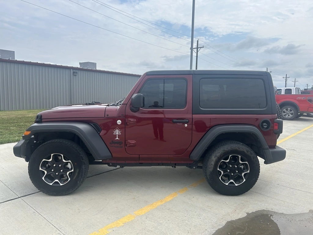 Used 2021 Jeep Wrangler Sport S with VIN 1C4GJXAN8MW724763 for sale in Clay Center, KS