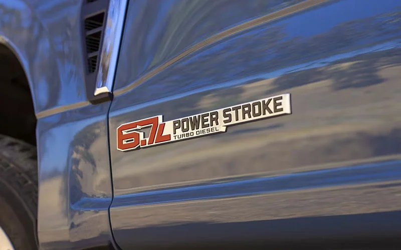 image of 6.7 power stroke turbo diesel indicator