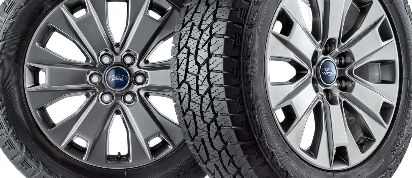 image of two ford tires