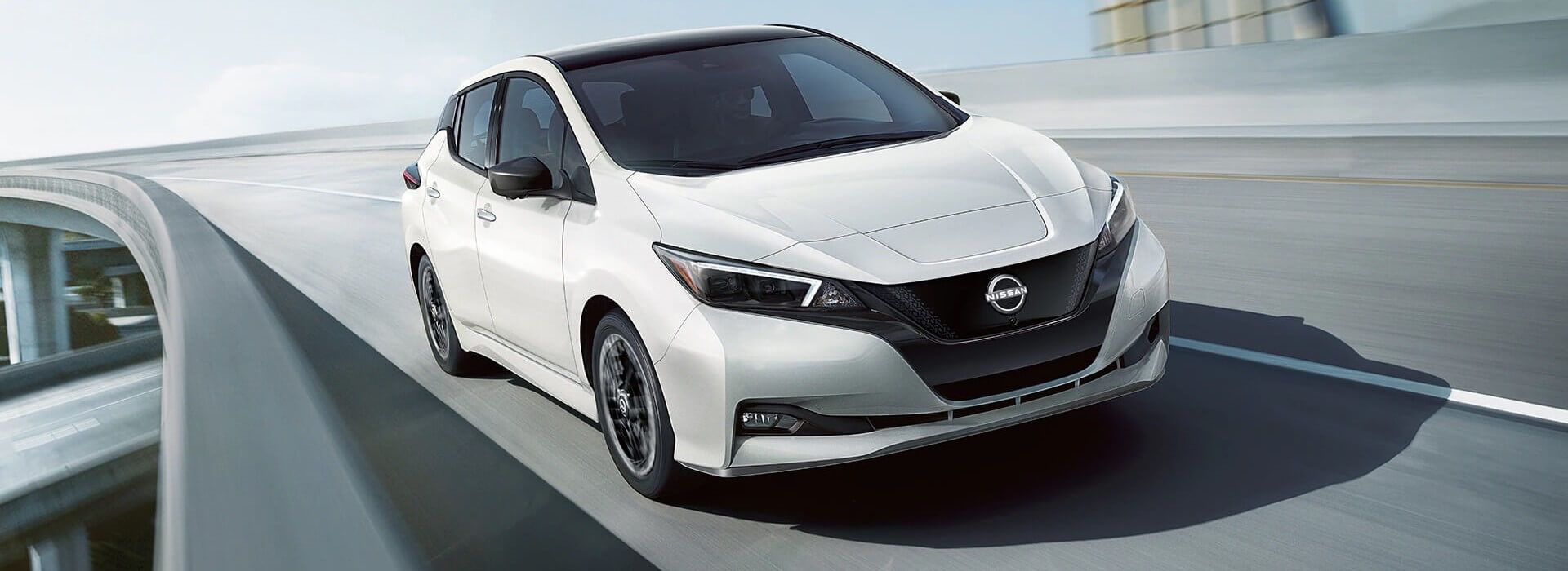 2024 Nissan LEAF SV PLUS In Two-Tone Pearl White TriCoat And Super Black