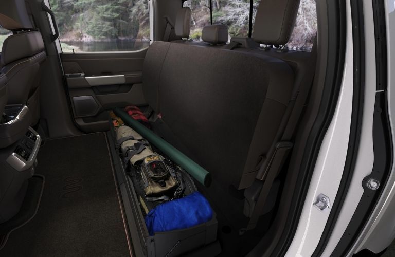 2022 Ford F-150 Rear Seats and Cargo Space