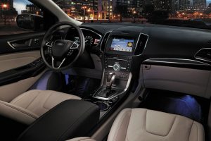 2017 Ford Edge front interior driver dash and display audio_o