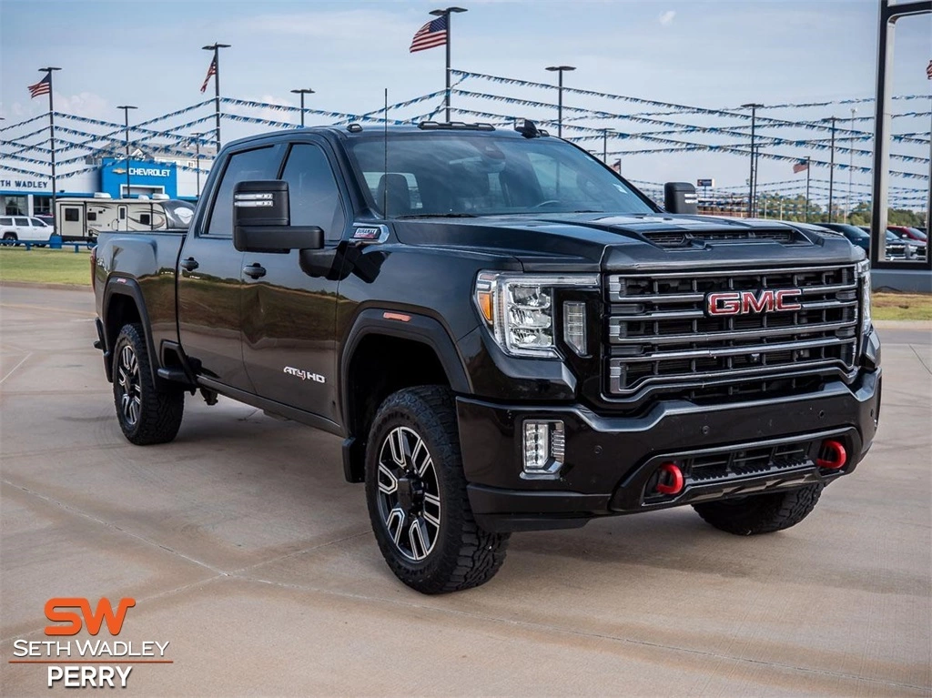 Used 2020 GMC Sierra 2500HD AT4 with VIN 1GT49PEY9LF145215 for sale in Perry, OK