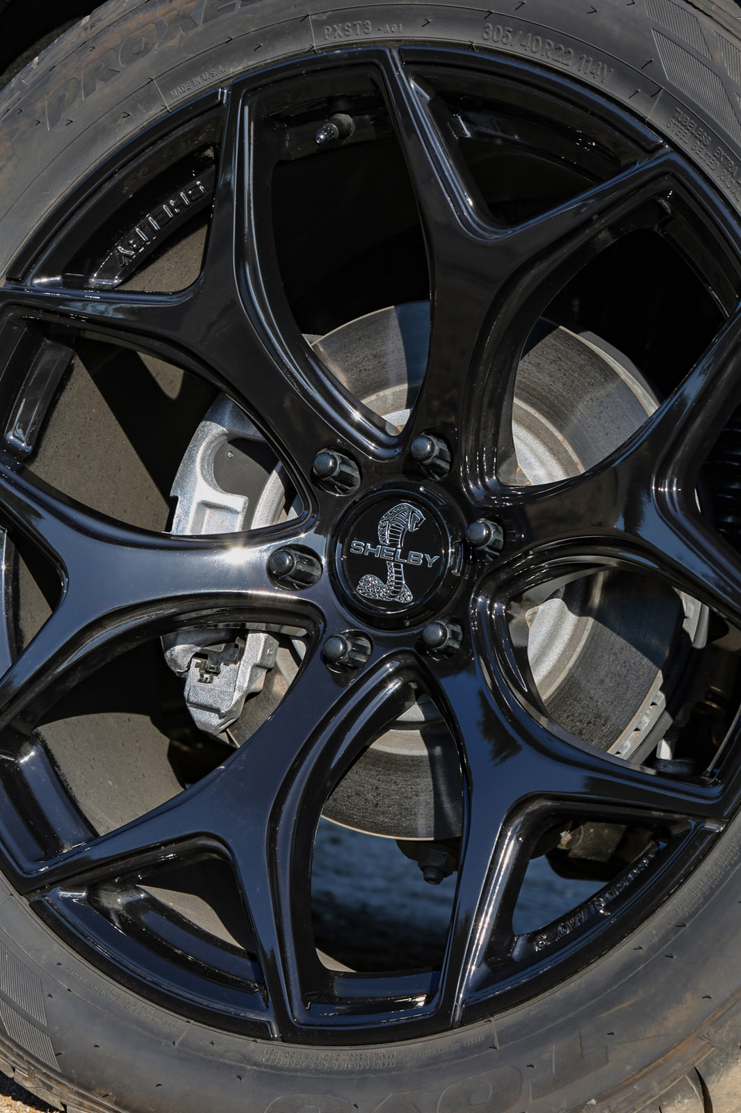 Wheel on a Shelby F-150 Super Snake