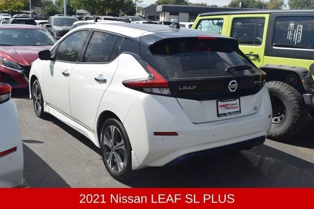 Used 2021 Nissan Leaf SL Plus with VIN 1N4BZ1DV1MC554913 for sale in Murray, UT