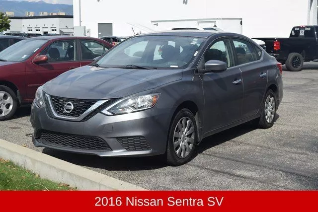 Used 2016 Nissan Sentra SV with VIN 3N1AB7AP2GL638026 for sale in Murray, UT