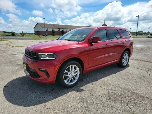 Used 2021 Dodge Durango GT Plus with VIN 1C4RDJDG9MC641824 for sale in Okmulgee, OK