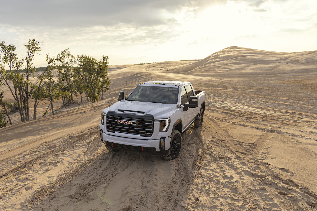 GMC Sierra in desert