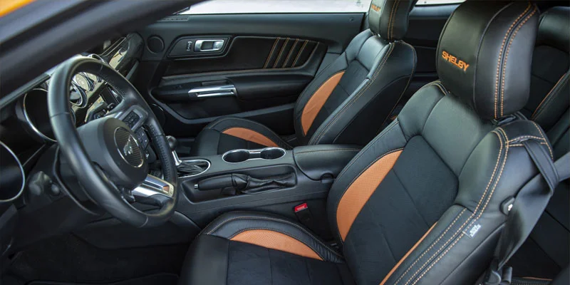 image of shelby mustang interior