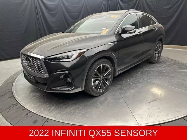 Used 2022 INFINITI QX55 Sensory with VIN 3PCAJ5L38NF104720 for sale in Murray, UT