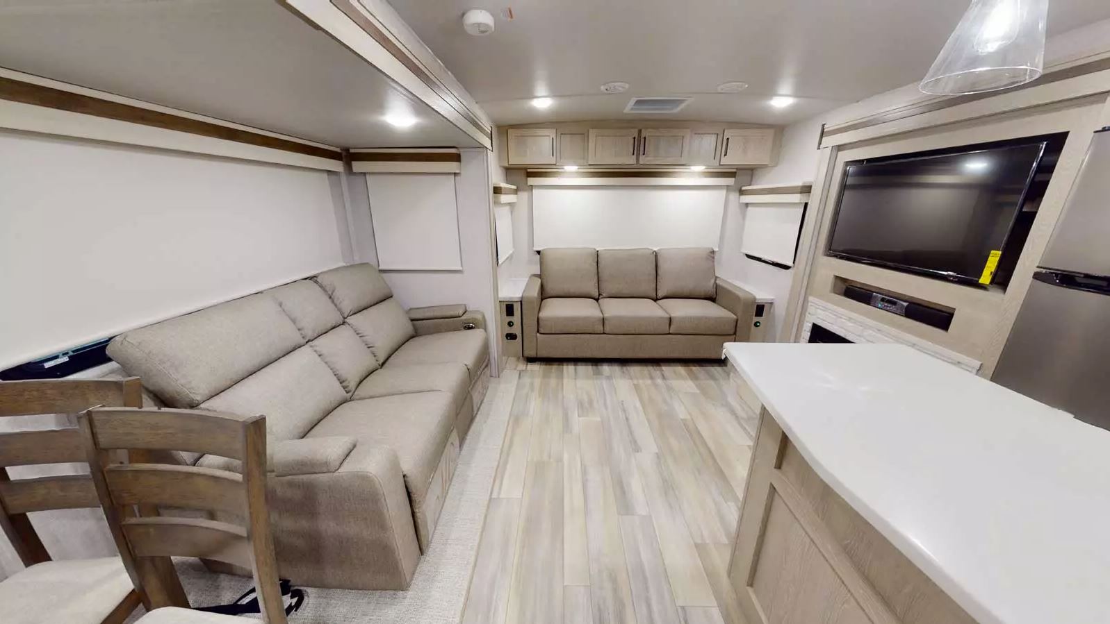 Rockwood Ultra Lite Travel Trailer 2906BS living room