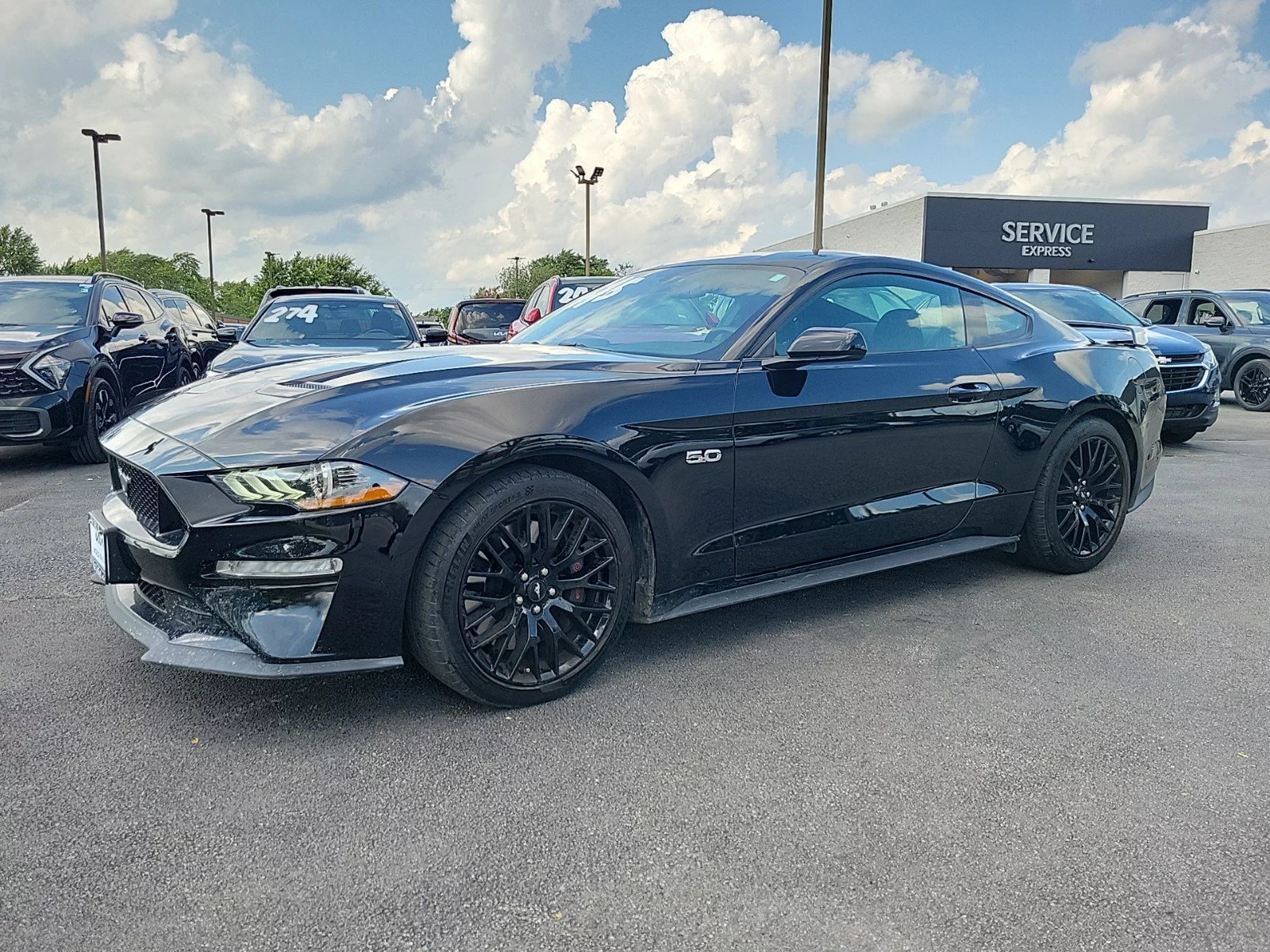 Used 2020 Ford Mustang GT with VIN 1FA6P8CF1L5169378 for sale in Joliet, IL