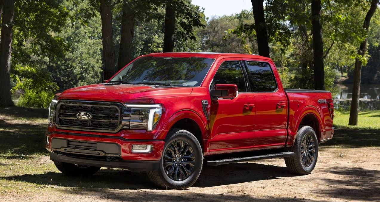 red 2024 Ford F-150