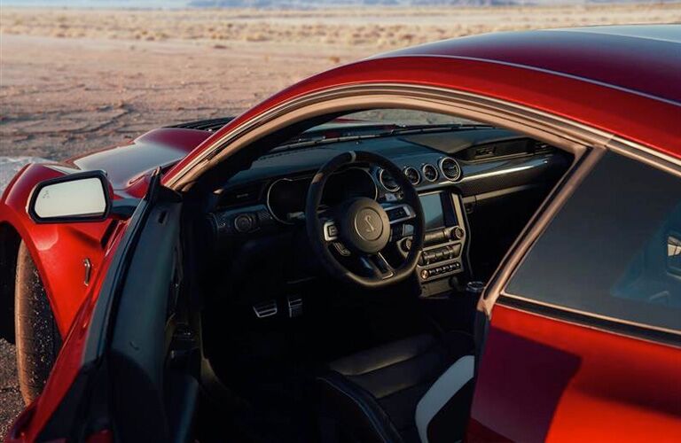 front interior of a 2020 Ford Mustang Shelby GT500