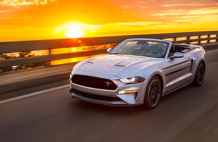 2019 Ford Mustang near sunset