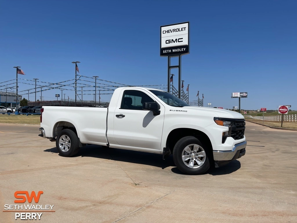 Used 2022 Chevrolet Silverado 1500 Work Truck with VIN 3GCNAAED6NG601209 for sale in Perry, OK