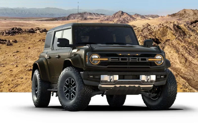 image of black ford bronco raptor