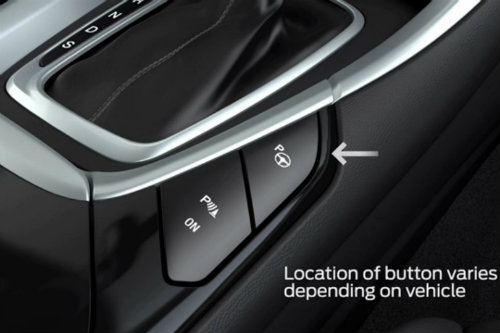 Ford Active Park Assist Button